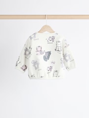 Negro y blanco - Conjunto de top y leggings de animales para bebé (0 meses-2 años) - Imagen 4 de 12