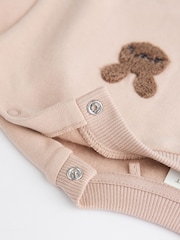 beis - Conjunto de sudadera y pantalones de chándal para bebé con conejitos (0 meses-2 años) - Imagen 7 de 8