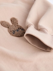 beis - Conjunto de sudadera y pantalones de chándal para bebé con conejitos (0 meses-2 años) - Imagen 8 de 8