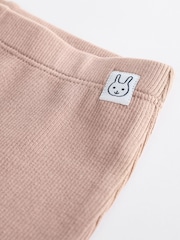 Neutro con conejito - Conjunto de leggings y top de algodón 100 % para bebé (0 meses -2 años) - Imagen 15 de 15