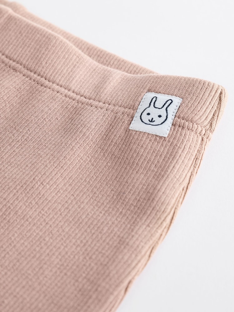 Neutro con conejito - Conjunto de leggings y top de algodón 100 % para bebé (0 meses -2 años) - Imagen 15 de 15