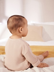 Neutro con conejito - Conjunto de leggings y top de algodón 100 % para bebé (0 meses -2 años) - Imagen 3 de 15