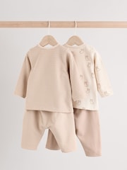 Neutral Baby Tops and Leggings 4 Piece Set (0mths-2yrs) - Image 2 of 13
