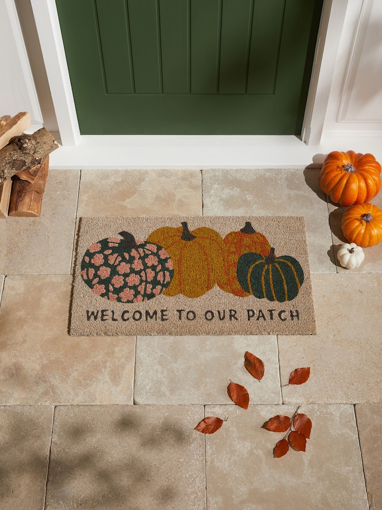 Multi Pumpkin Patch Doormat - Image 2 of 5 Multi Pumpkin Patch Doormat - Image 2 of 5