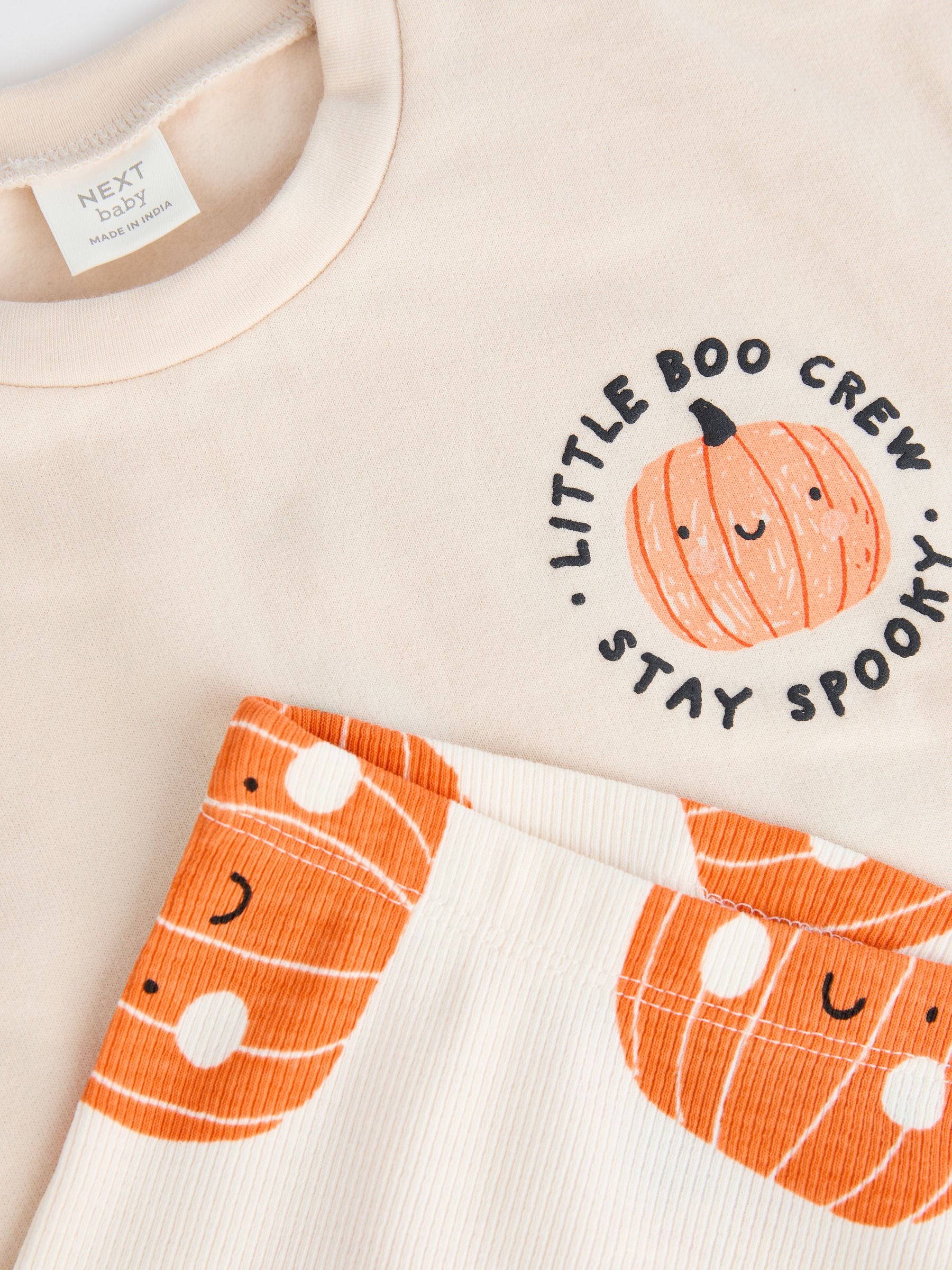 Pumpkin leggings baby cheap