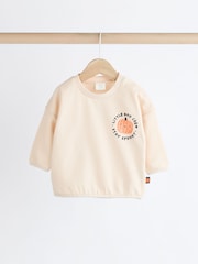 Neutral Pumpkin Cosy Baby 100% Cotton Sweatshirt and Leggings Set (0mths-2yrs) - Image 6 of 11