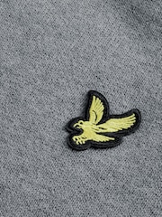 Lyle & Scott Light Grey Crew Neck Cotton Merino Jumper - Image 6 of 6