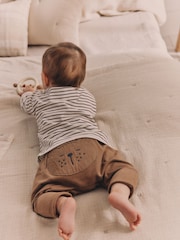 Neutral Baby Animal Print 100% Cotton Leggings 2 Pack (0mths-2yrs) - Image 2 of 13