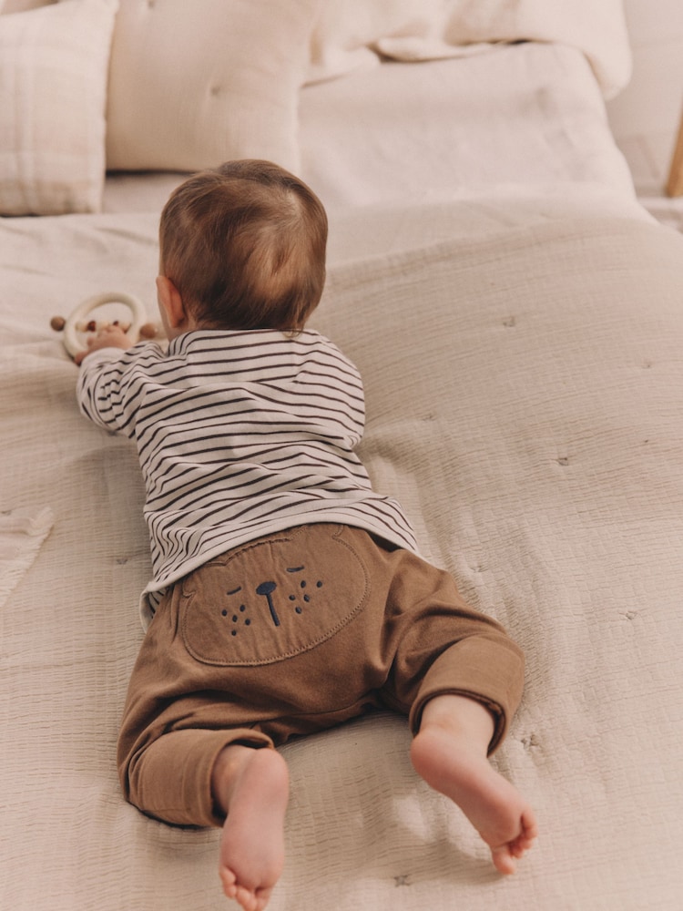 Neutrale Farbe - Leggings mit Animal-Print aus 100 % Baumwolle für Babys im 2er-Pack (0 Monate – 2 Jahre) - Bild 2 von 13 Neutrale Farbe - Leggings mit Animal-Print aus 100 % Baumwolle für Babys im 2er-Pack (0 Monate – 2 Jahre) - Bild 2 von 13