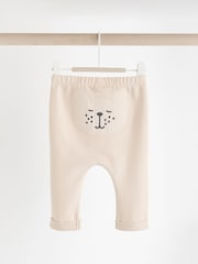 Neutral Baby Animal Print 100% Cotton Leggings 2 Pack (0mths-2yrs) - Image 6 of 13