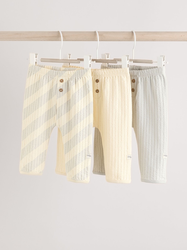 Siva/krem - 100% Cotton dojenček pajkice 3 komplet (0mths-2yrs) - Slika 1 iz 10 Siva/krem - 100% Cotton dojenček pajkice 3 komplet (0mths-2yrs) - Slika 1 iz 10