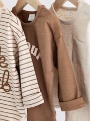 Neutral Milk Club Baby Jersey Long Sleeve T-Shirts 3 Pack (0mths-2yrs) - Image 10 of 14
