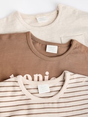 Neutral Milk Club Baby Jersey Long Sleeve T-Shirts 3 Pack (0mths-2yrs) - Image 11 of 14