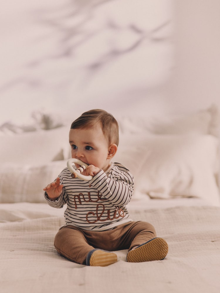 Neutral Milk Club Baby Jersey Long Sleeve T-Shirts 3 Pack (0mths-2yrs) - Image 2 of 14