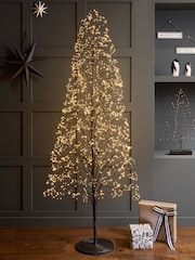 Black Lit 6ft Twig Christmas Tree - Image 2 of 5