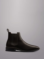 Charles Tyrwhitt Brown Leather Chelsea Boots - Image 1 of 4