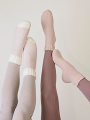 Totes Pink Thermal Cropped Length Socks 2 Pack - Image 1 of 5