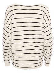 Cream Sillar 100% Cotton V-Neck Pullover Jumper - Image 6 of 6