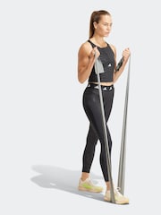 adidas Black Techfit Printed Crop Vest - Image 3 of 6
