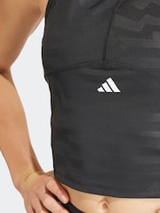 adidas Black Techfit Printed Crop Vest - Image 5 of 6