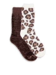 Totes Brown Super Soft Cosy Bed Socks - Image 2 of 5