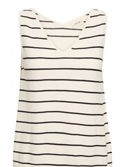 Cream Sillar Knitted V-Neck 100% Cotton Vest - Image 5 of 6