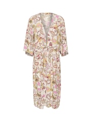 Cream Cania 3/4 Sleeve Kimono - Image 4 of 5