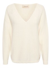 Cream Sillar 100% Cotton V-Neck Pullover Jumper - Image 5 of 6