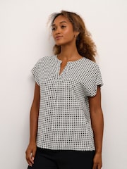 Cream Cream/Black Tiah Blouse - Image 1 of 6
