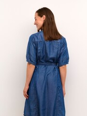 Cream Blue Molly Dress - Image 2 of 6