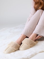Nature - Totes Velour Mule Slippers - Image 1 de 5