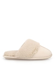 Nature - Totes Velour Mule Slippers - Image 2 de 5