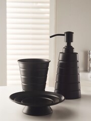 Our House Black Bathroom Accessories Set - Image 1 of 4