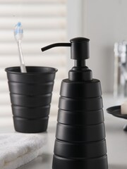 Our House Black Bathroom Accessories Set - Image 2 of 4