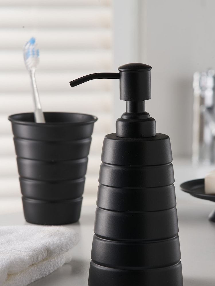 Our House Black Bathroom Accessories Set - Image 2 of 4
