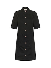 Cream Ann Short Sleeve Shirt Dress - Image 5 of 6