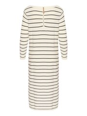 Cream Sillar Midi Knit White 100% Cotton Dress - Image 5 of 5