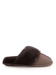 Brun - Totes Velour Mule Slippers - Image 3 de 5
