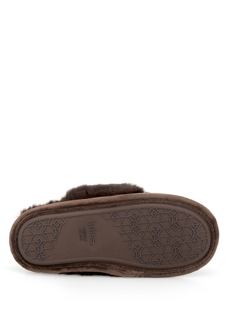 Brun - Totes Velour Mule Slippers - Image 5 de 5