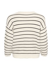 Cream 100% Cotton Sillar 3/4 Sleeve Cream Cardigan - Image 6 of 6
