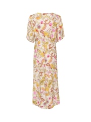 Cream Natural Dia Midi Dress - Image 5 of 5