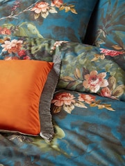 Graham & Brown Blue Night Garden 100% Cotton Duvet Cover and Pillowcase Set - Image 3 of 7