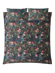 Graham & Brown Blue Night Garden 100% Cotton Duvet Cover and Pillowcase Set - Image 5 of 7