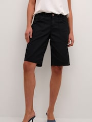 Cream Ann Slim Fit Black Shorts - Image 1 of 6