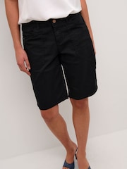 Cream Ann Slim Fit Black Shorts - Image 4 of 6