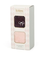 Totes Purple Super Soft Chenille Bed Socks 2 Pack - Image 2 of 5