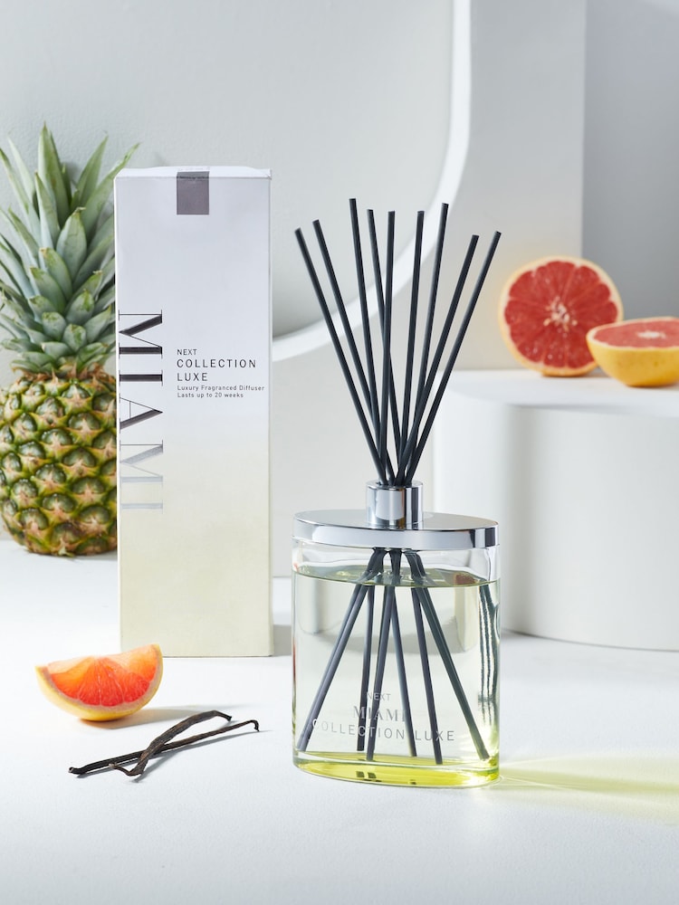 Collection Luxe Miami Grapefruit & Mango 400ml Fragranced Reed Diffuser Refill - Image 1 of 4
