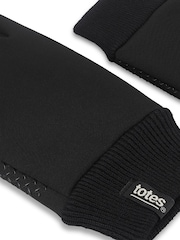 Totes Black Stretch Thermal Gloves With Smartouch - Image 5 of 5