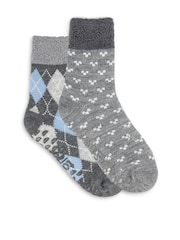 Totes Crop Socks 2 Pack with Cosy Lining - Bild 2 von 5