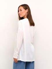 Cream Jajah Jersey White Blouse - Image 2 of 6